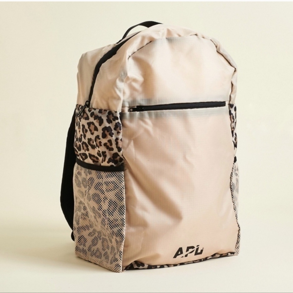 APL packable all Purpose backpack Leopard print